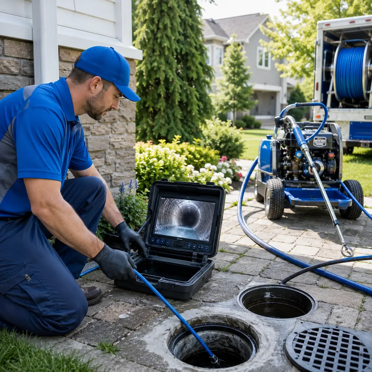 Outdoor drain cleaning professionals serving Lansing, MI